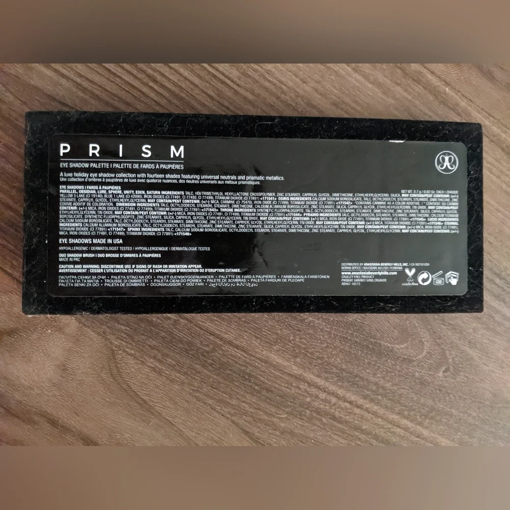 Anastasia Beverly Hills - Prism Eyeshadow Palette | 14-Pan .7g (.02oz each)